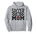 Groovy Soccer Mom Mother Soccer Mom Hoodie - Aesthetic Graphic for Adults - T-Shirt, Sweatshirt, Hoodie