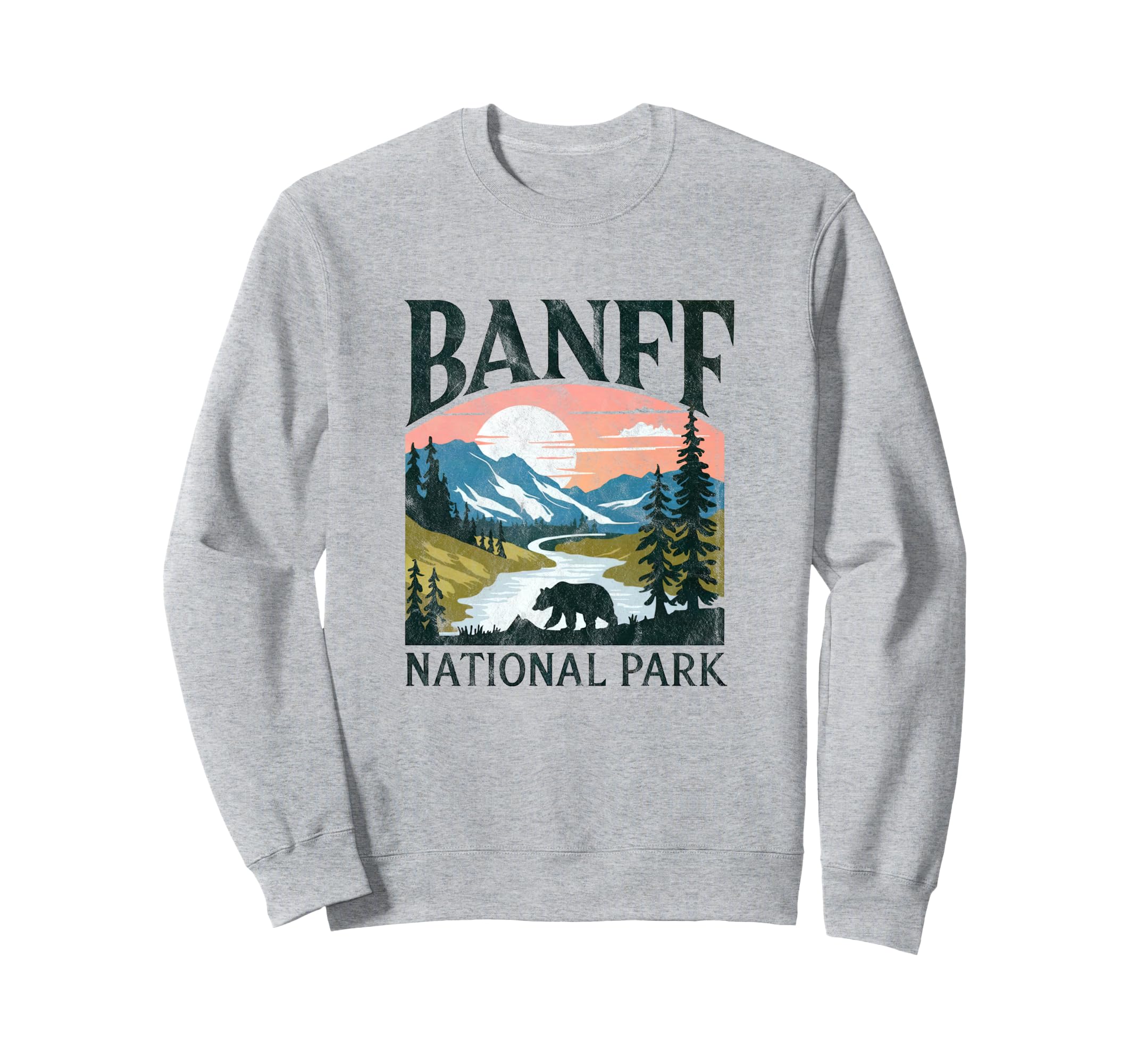 Banff National Park Bear Nature Sweatshirt - Streetwear Style Men Women - T-Shirt, Sweatshirt, Hoodie