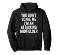 You Dont Scare Me Im Attacking Hoodie - Aesthetic Graphic for Adults - T-Shirt, Sweatshirt, Hoodie