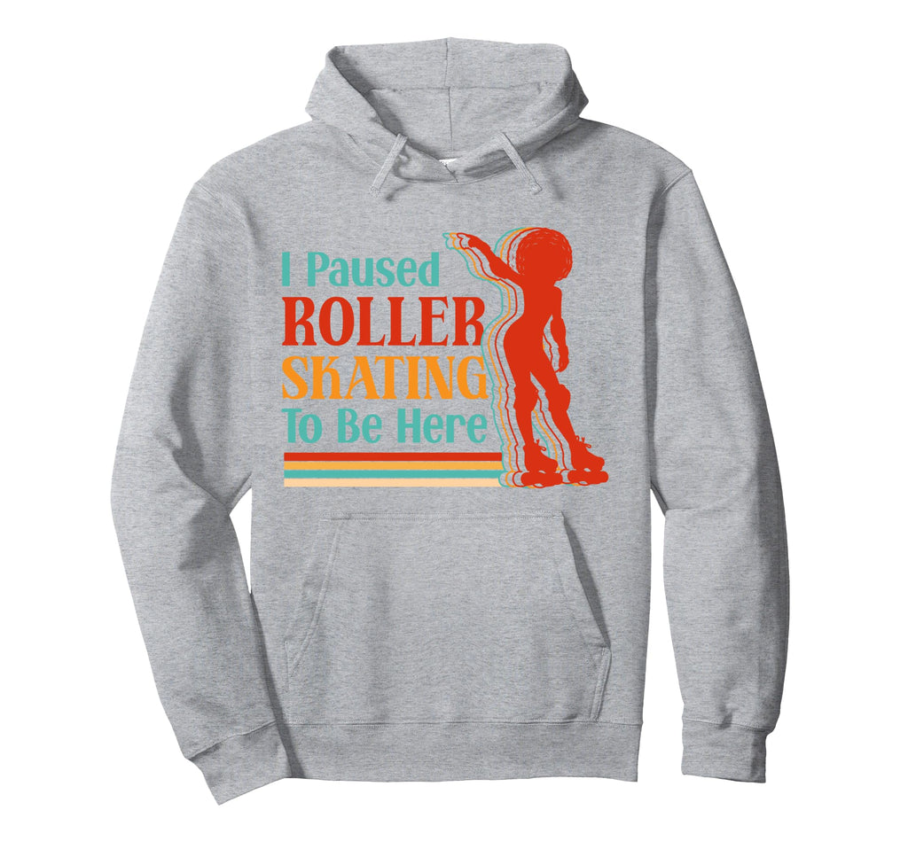 Roller Skating Skate 1970S Black Afro I Hoodie - Custom Art Print Men Women - T-Shirt, Sweatshirt, Hoodie