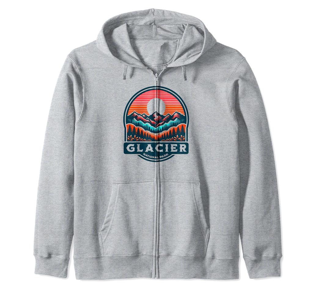Glacier National Park Montana Usa Outdoor T-Shirt - Graphic Print Unisex - T-Shirt, Sweatshirt, Hoodie