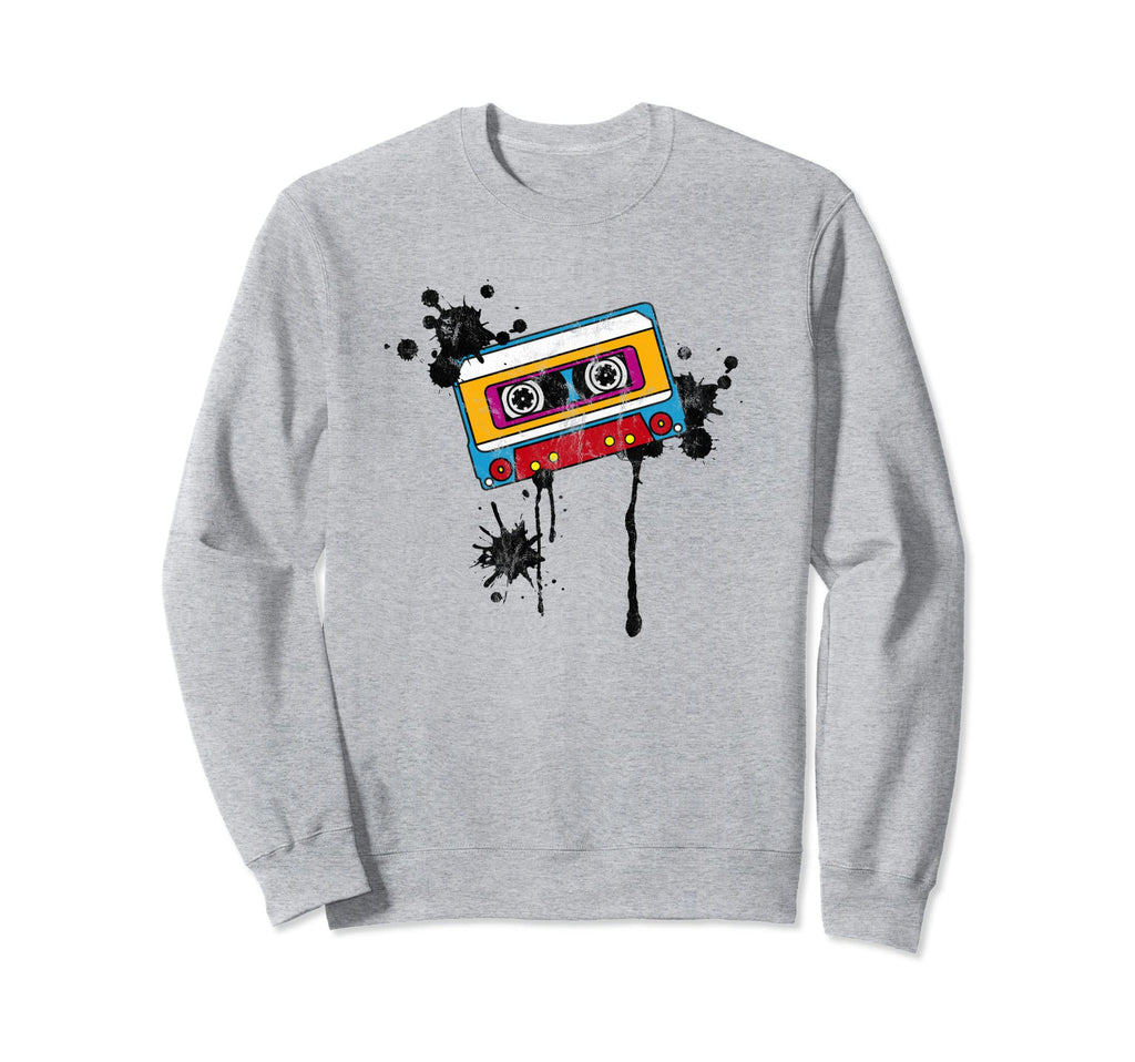 Music Tape Mixtape Audio Cassette 70S Sweatshirt - Minimalist Print Unisex - T-Shirt, Sweatshirt, Hoodie