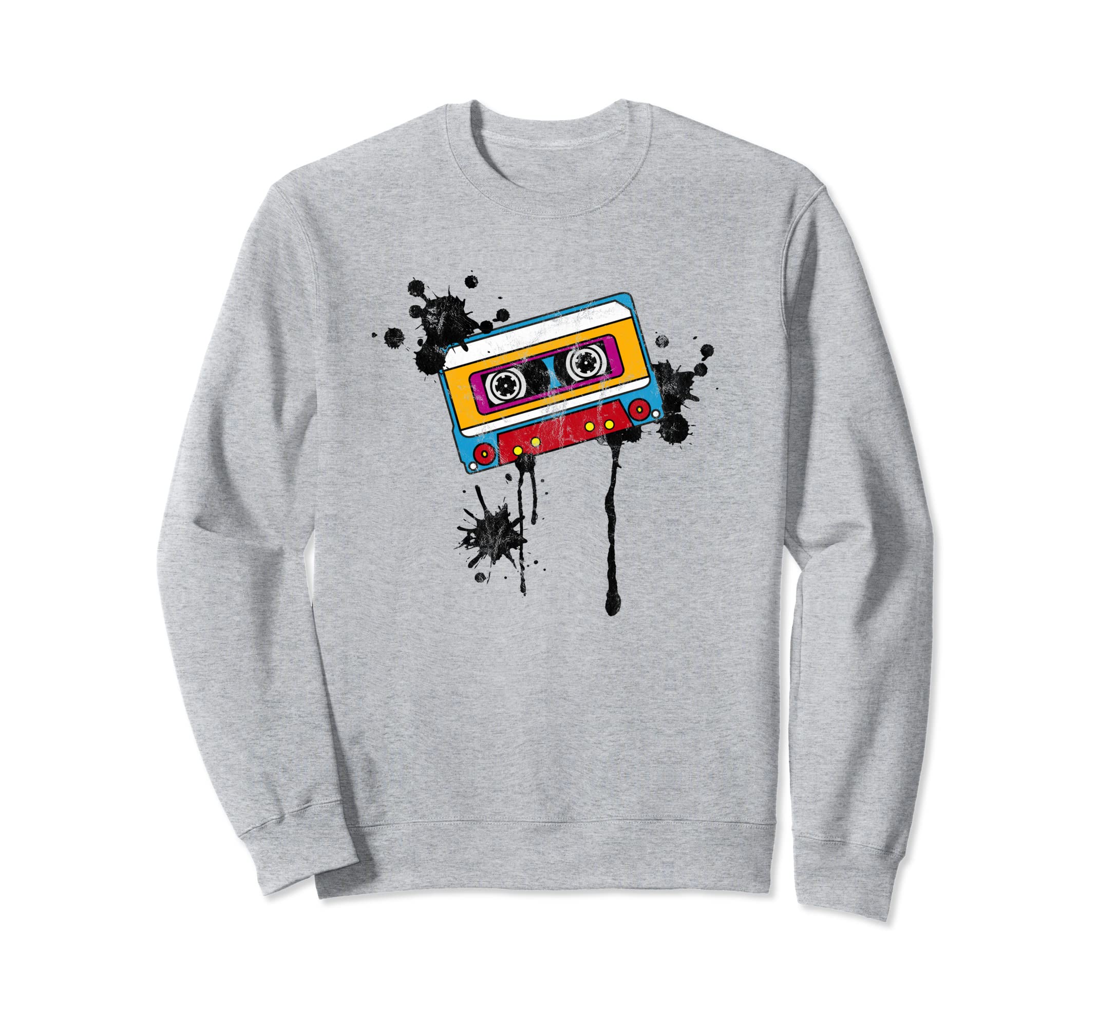Music Tape Mixtape Audio Cassette 70S Sweatshirt - Minimalist Print Unisex - T-Shirt, Sweatshirt, Hoodie