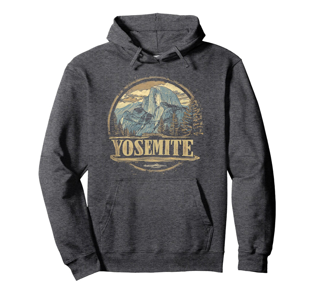 Yosemite Us National Park Hoodie - Minimalist Print for Adults - T-Shirt, Sweatshirt, Hoodie