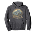 Yosemite Us National Park Hoodie - Minimalist Print for Adults - T-Shirt, Sweatshirt, Hoodie