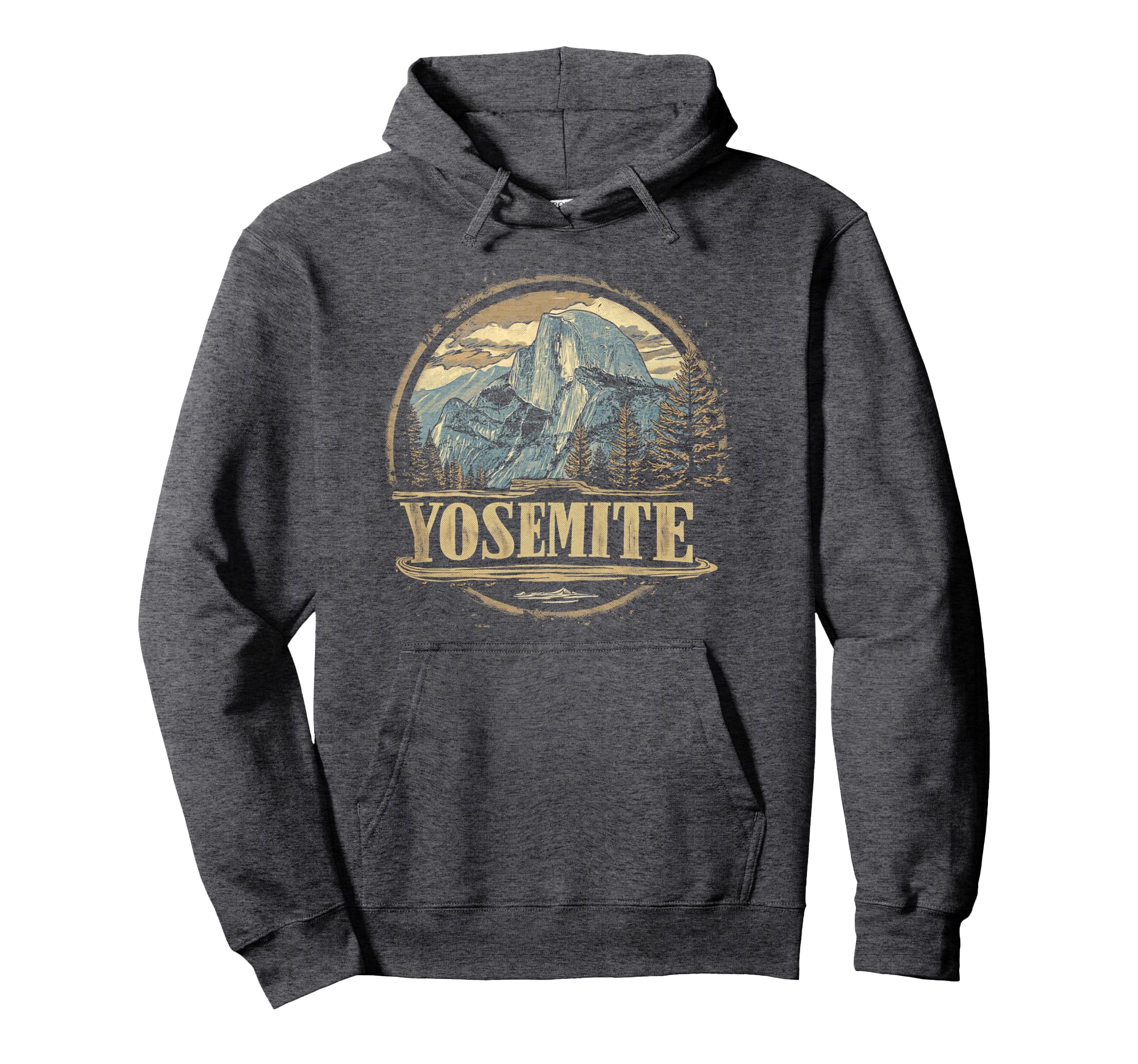 Yosemite Us National Park Hoodie - Minimalist Print for Adults - T-Shirt, Sweatshirt, Hoodie