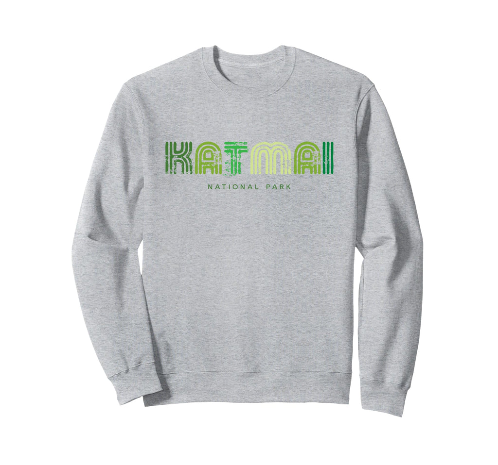 Katmai National Park 70S 80S Type Sweatshirt - Graphic Print Men Women - T-Shirt, Sweatshirt, Hoodie