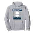 Acadia National Park Maine Night Hoodie - Streetwear Style Men Women - T-Shirt, Sweatshirt, Hoodie