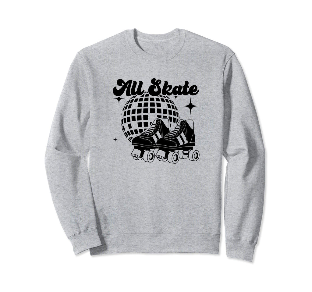 All Skate 70S Disco Roller Sweatshirt - Custom Art Print for Adults - T-Shirt, Sweatshirt, Hoodie