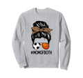 Mom Both Soccer And Basketball Sweatshirt - Aesthetic Graphic for Adults - T-Shirt, Sweatshirt, Hoodie