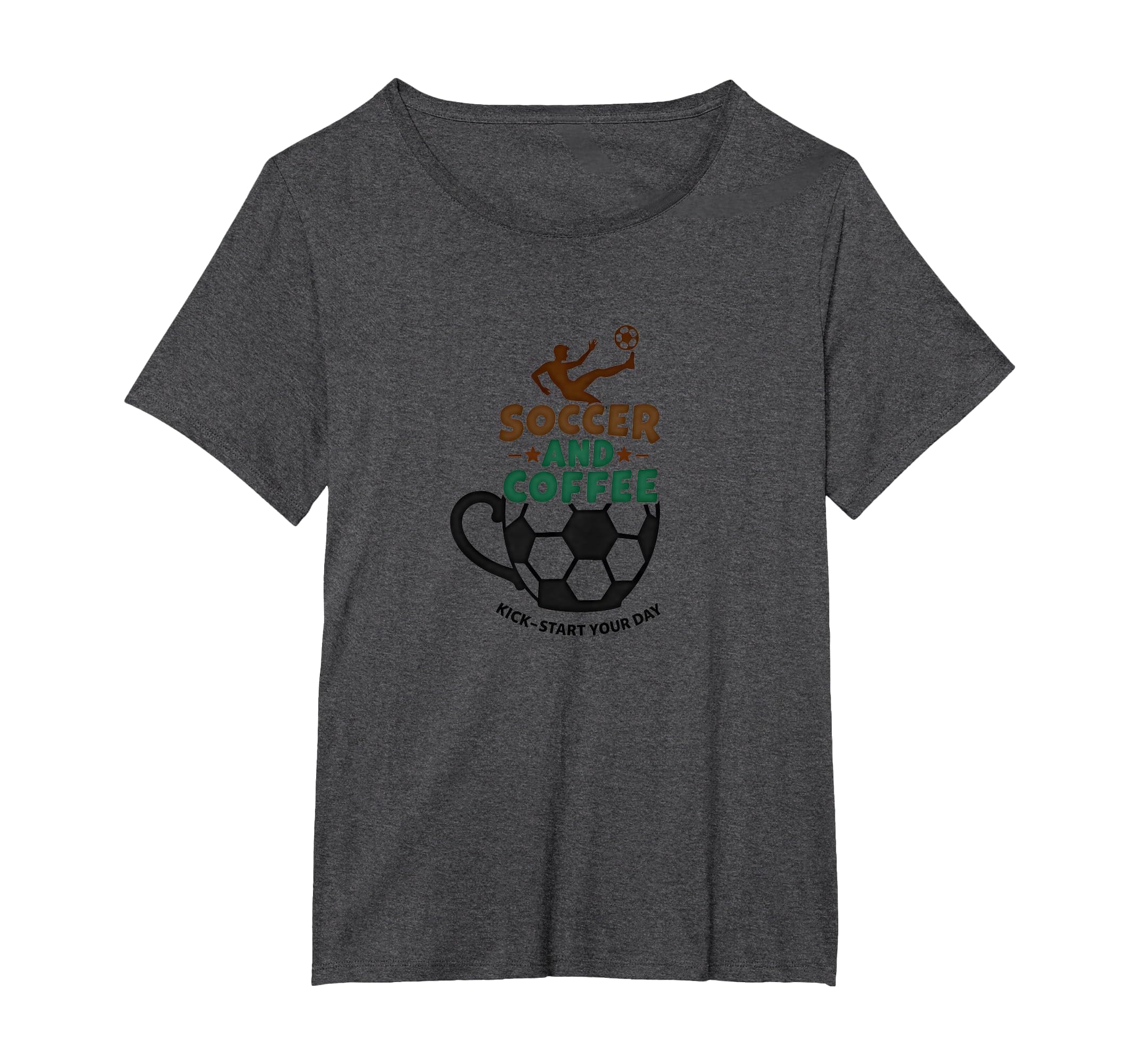 Soccer Mom Soccer And Coffee Kick Sweatshirt - Novelty Apparel Unisex - T-Shirt, Sweatshirt, Hoodie