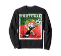 Portuguese Flag Soccer Football Sweatshirt - Casual Everyday Wear Unisex - T-Shirt, Sweatshirt, Hoodie