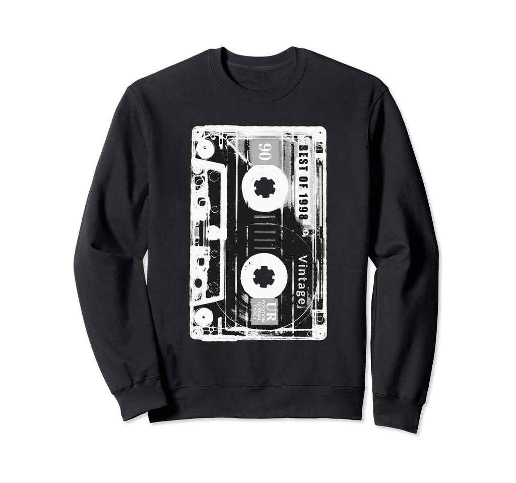 Best 1998 Cassette Tape Sweatshirt - Fun Novelty Design for Adults - T-Shirt, Sweatshirt, Hoodie