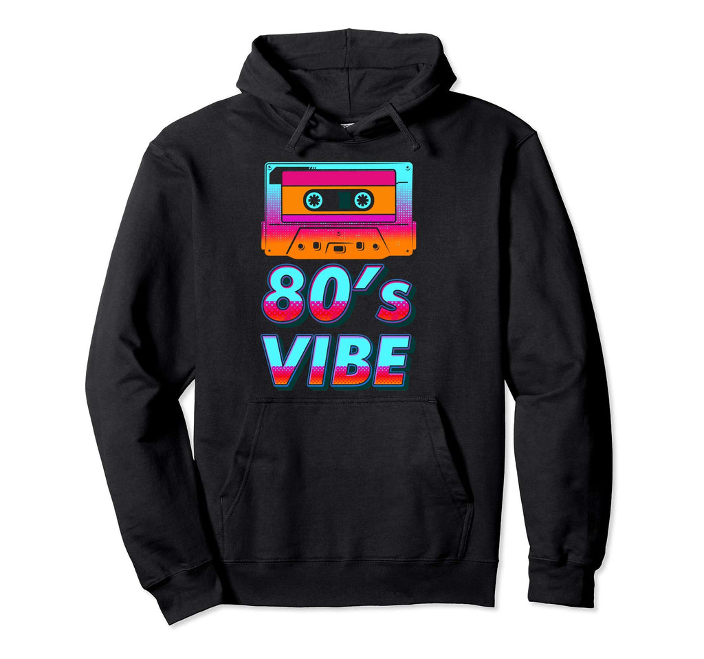 80S Vibe Eighties Child Cassette Tape Hoodie - Graphic Print Unisex - T-Shirt, Sweatshirt, Hoodie