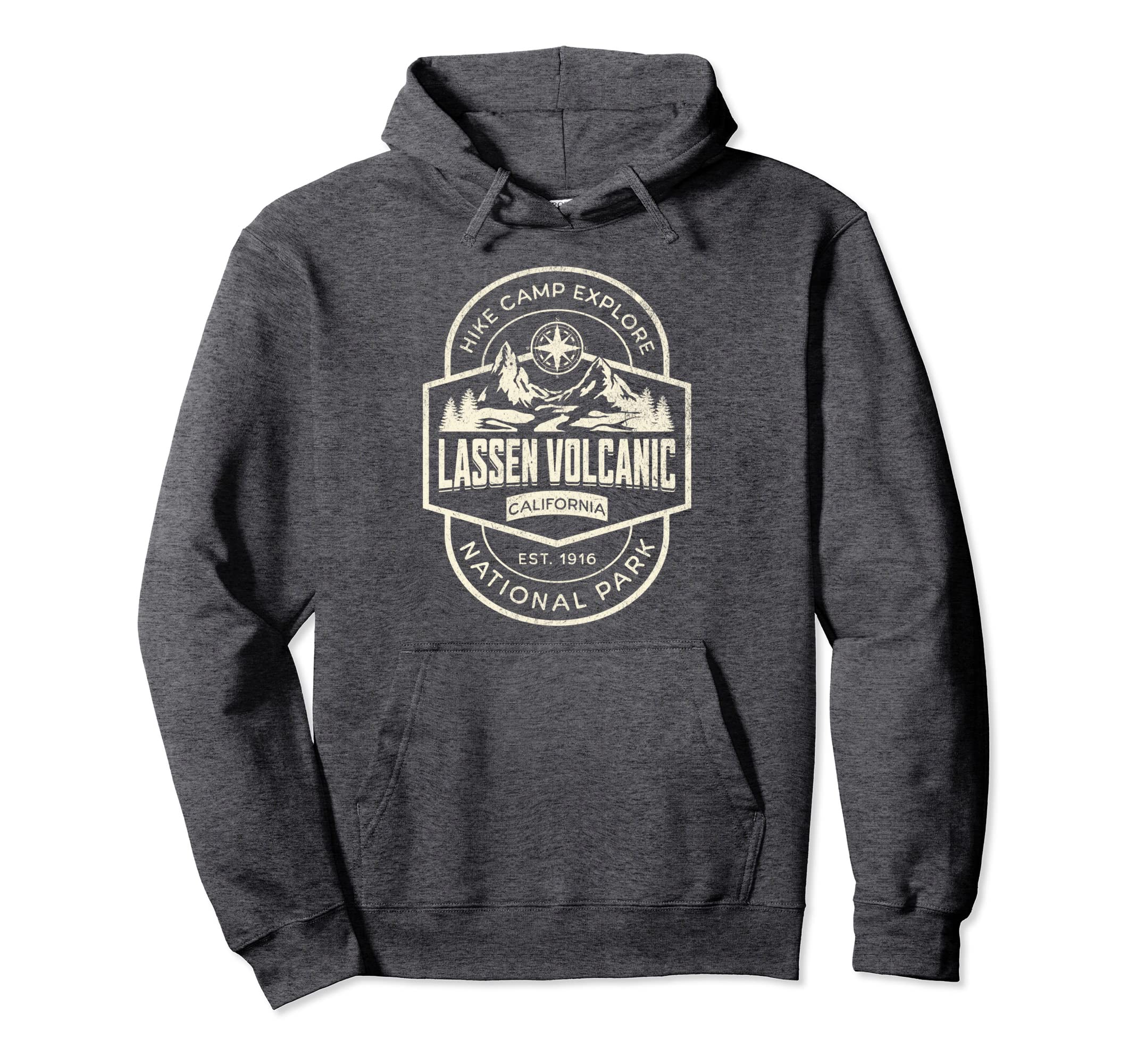 Lassen Volcanic National Park California Usa Hoodie - Trendy Graphic Unisex - T-Shirt, Sweatshirt, Hoodie