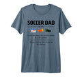 Soccer Dad Definition Gifts Fathers T-Shirt - Aesthetic Graphic for Adults - T-Shirt, Sweatshirt, Hoodie