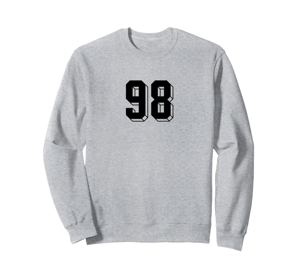 Number 98 80S 90S Soccer Team Sweatshirt - Fun Novelty Design Unisex - T-Shirt, Sweatshirt, Hoodie