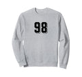 Number 98 80S 90S Soccer Team Sweatshirt - Fun Novelty Design Unisex - T-Shirt, Sweatshirt, Hoodie