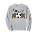 Soccer Mom Leopard Funny Soccer Mom Sweatshirt - Graphic Print Men Women - T-Shirt, Sweatshirt, Hoodie
