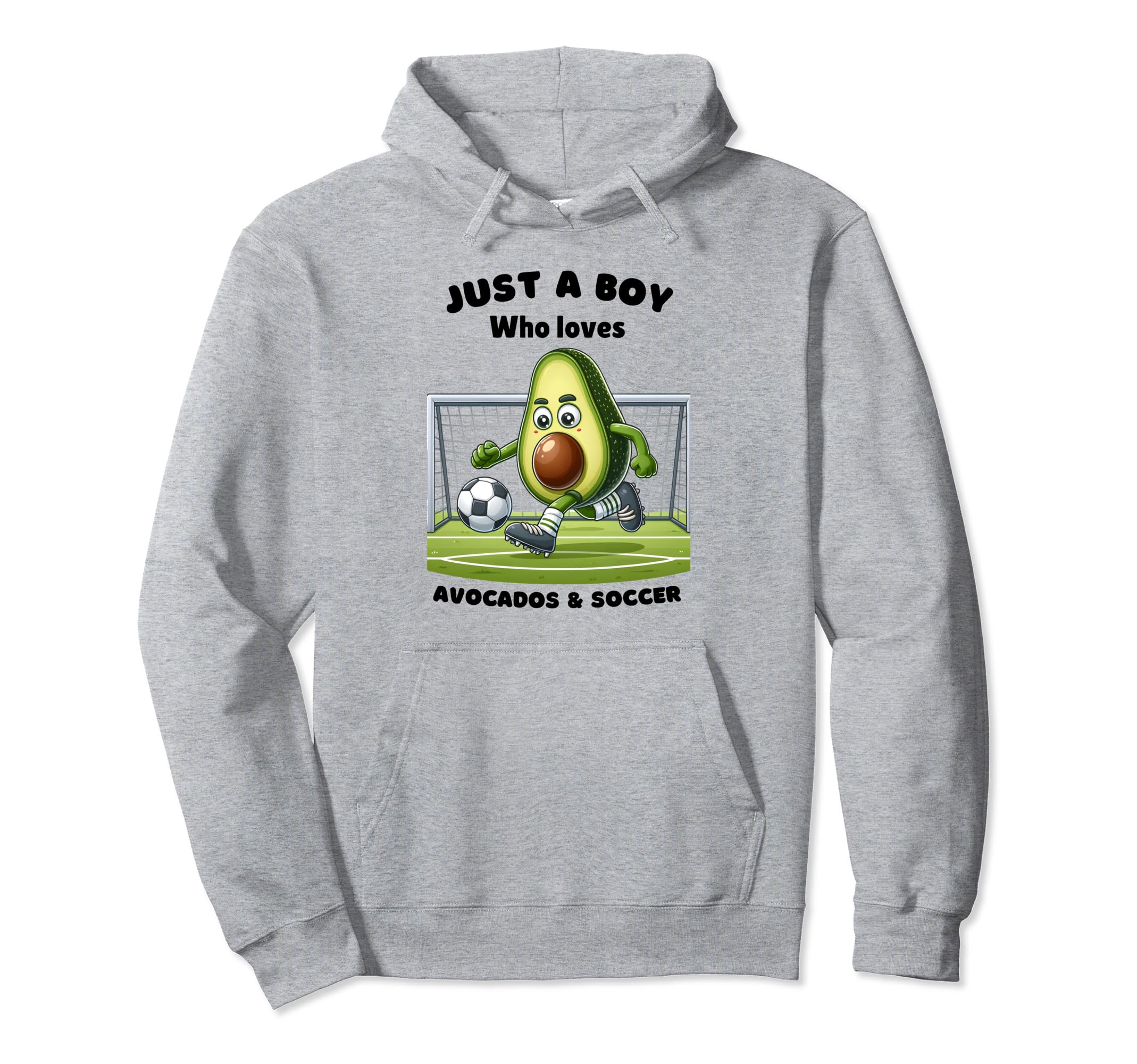 Just Who Loves Avocado And Soccer Funny Hoodie - Trendy Graphic Men Women - T-Shirt, Sweatshirt, Hoodie