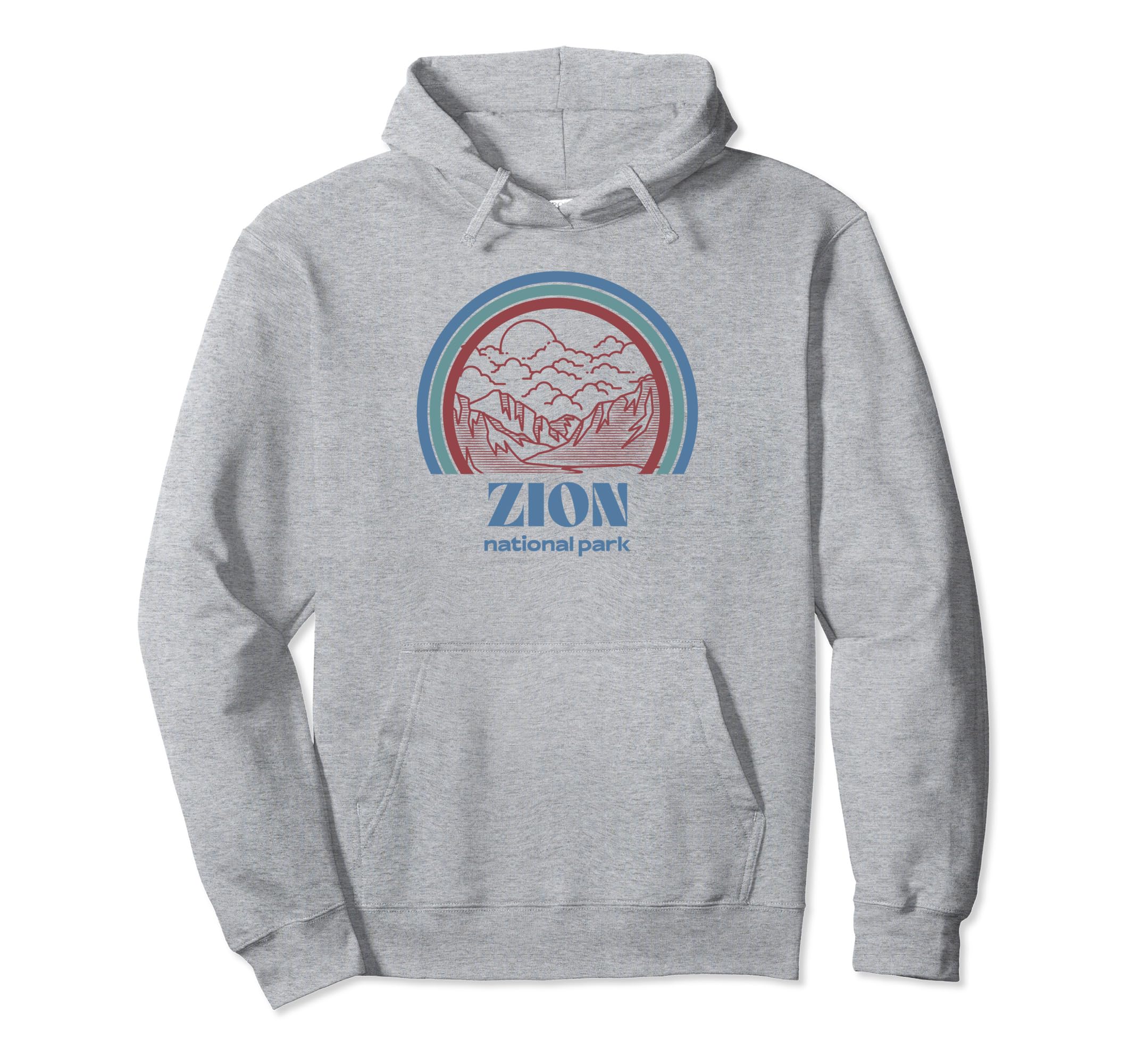 Zion National Park Outdoor Hiking Hoodie - Novelty Apparel for Adults - T-Shirt, Sweatshirt, Hoodie