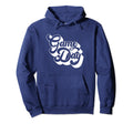 Game Day White Blue Sports Soccer Hoodie - Fun Novelty Design for Adults - T-Shirt, Sweatshirt, Hoodie