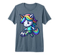 Footballer Unicorn Fans Soccer Team T-Shirt - Unique Graphic Men Women - T-Shirt, Sweatshirt, Hoodie