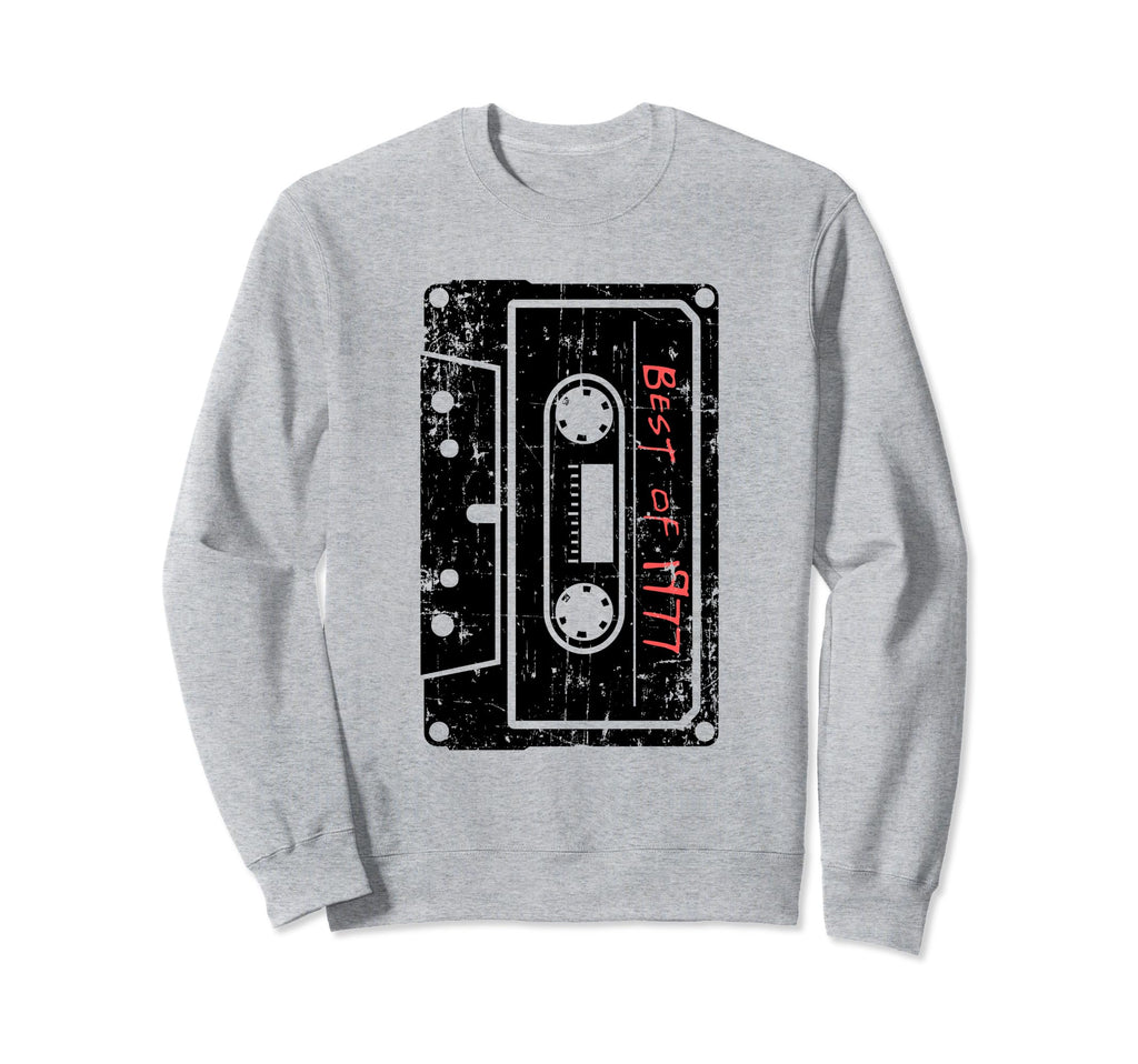 Best 1977 Mixtape Birthday Sweatshirt - Fun Novelty Design for Adults - T-Shirt, Sweatshirt, Hoodie