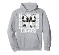 Be Goals Soccer Coquette Bow Hoodie - Trendy Graphic Men Women - T-Shirt, Sweatshirt, Hoodie