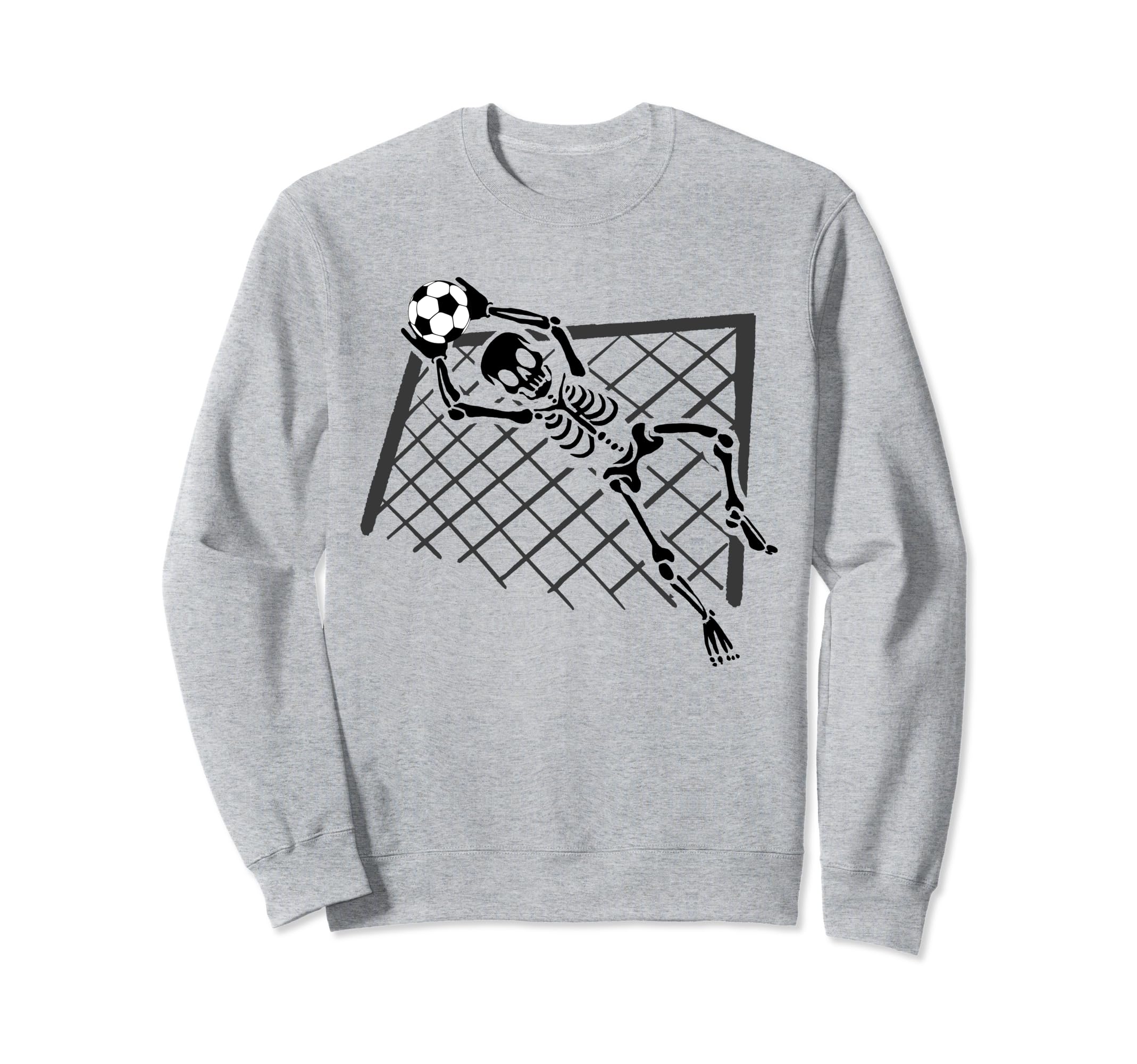 Skeleton Goalkeeper Soccer Goalie Sweatshirt - Trendy Graphic Unisex - T-Shirt, Sweatshirt, Hoodie