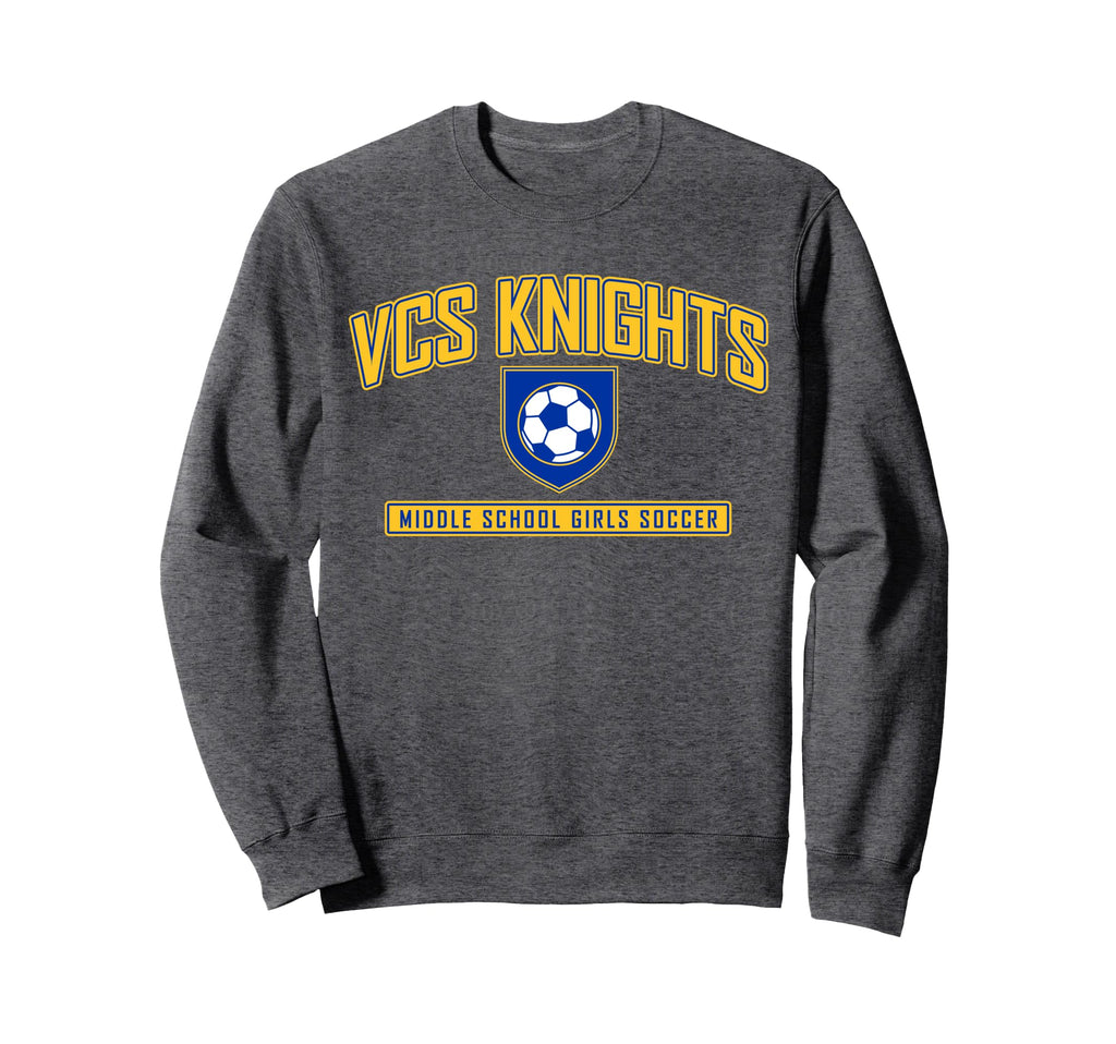 Vcs Knights Middle School Soccer Sweatshirt - Unique Graphic for Adults - T-Shirt, Sweatshirt, Hoodie