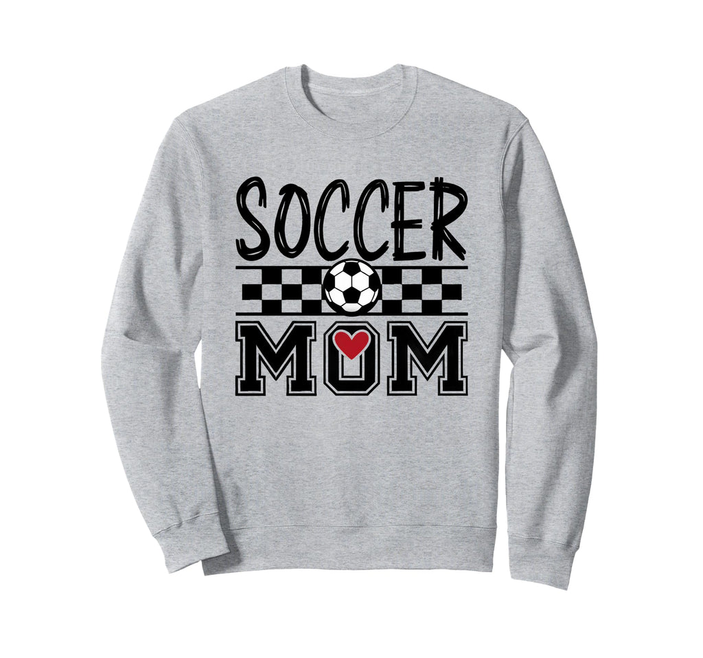 Groovy Soccer Mom Mother Soccer Mom Sweatshirt - Graphic Print Men Women - T-Shirt, Sweatshirt, Hoodie