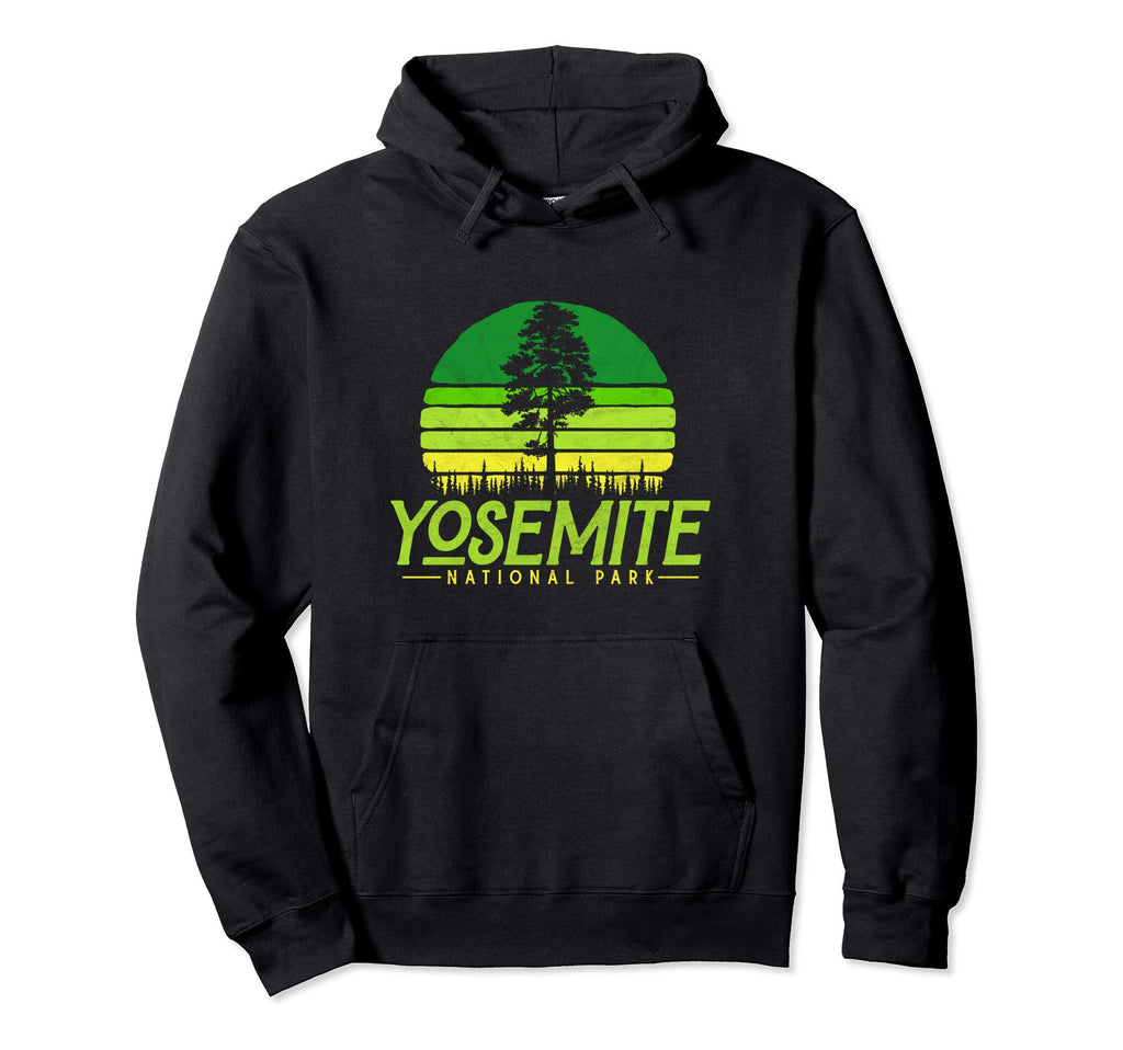 Tree Sun Yosemite National Park Hoodie - Custom Art Print for Adults - T-Shirt, Sweatshirt, Hoodie