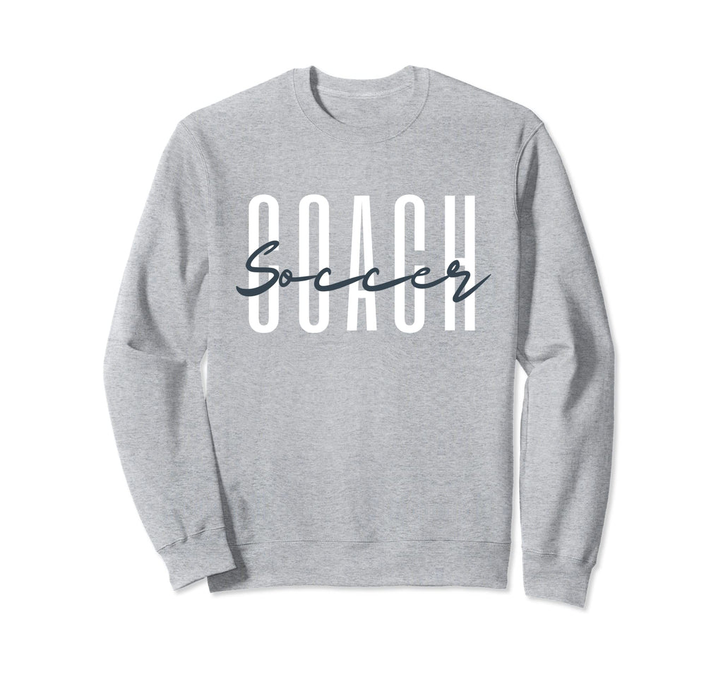 Soccer Coach Instructional Head Sweatshirt - Minimalist Print Men Women - T-Shirt, Sweatshirt, Hoodie