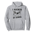 I Kicked 100 Days School Soccer And Hoodie - Fun Novelty Design Unisex - T-Shirt, Sweatshirt, Hoodie