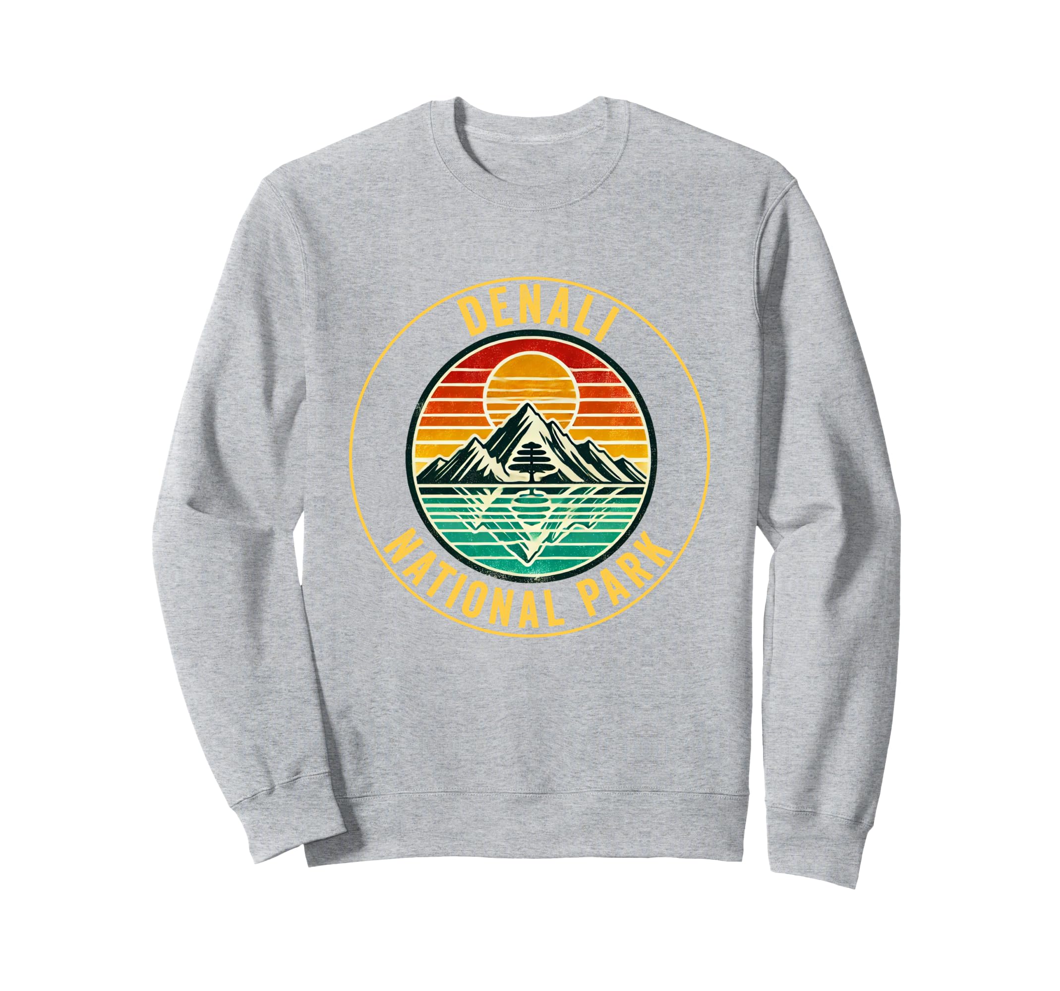 Denali National Park Souvenir Alaska Sweatshirt - Minimalist Print Unisex - T-Shirt, Sweatshirt, Hoodie
