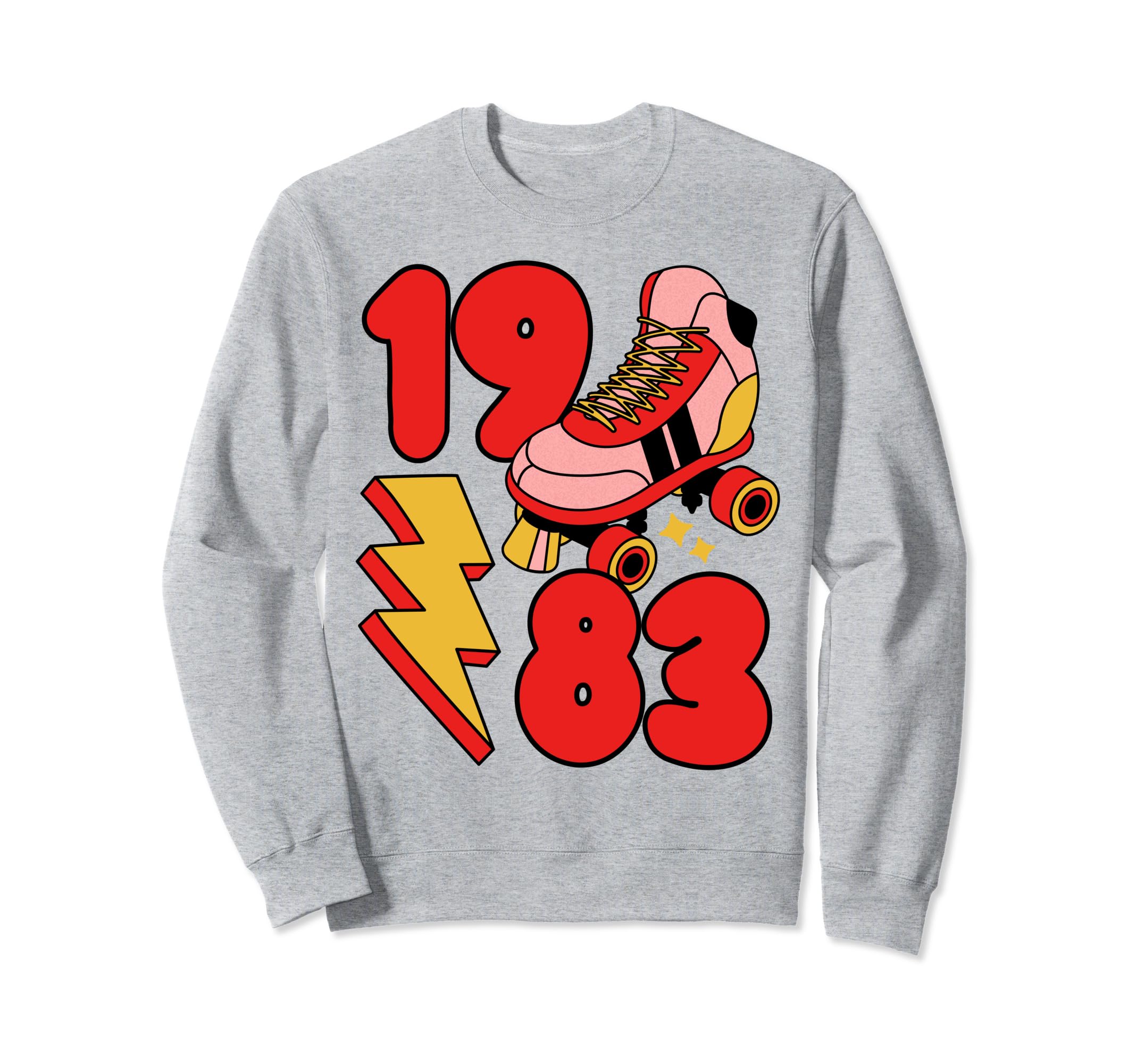 1983 Roller Skate 80S Nostalgia Sweatshirt - Novelty Apparel for Adults - T-Shirt, Sweatshirt, Hoodie