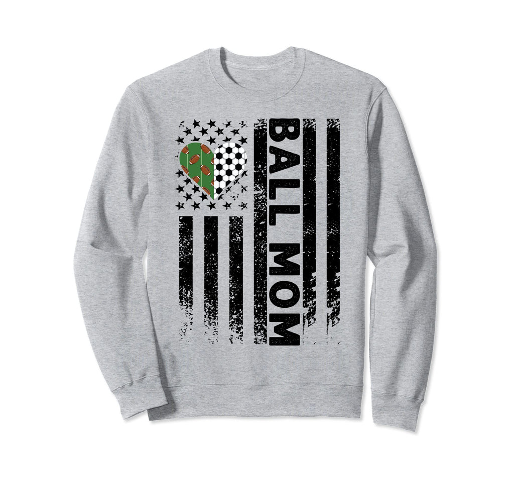 Ball Mom Sport Sweatshirt - Fun Novelty Design Men Women - T-Shirt, Sweatshirt, Hoodie