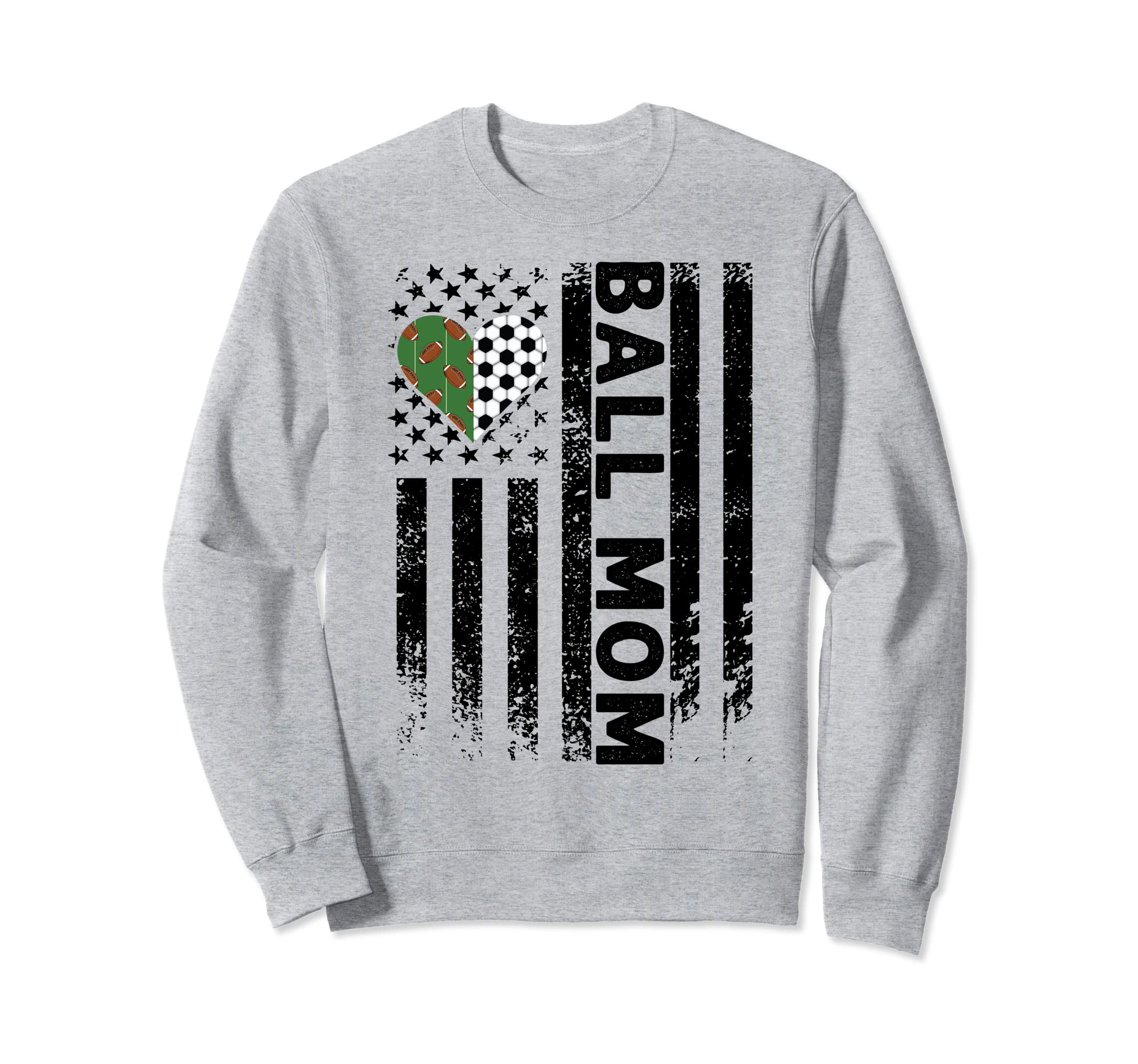 Ball Mom Sport Sweatshirt - Fun Novelty Design Men Women - T-Shirt, Sweatshirt, Hoodie