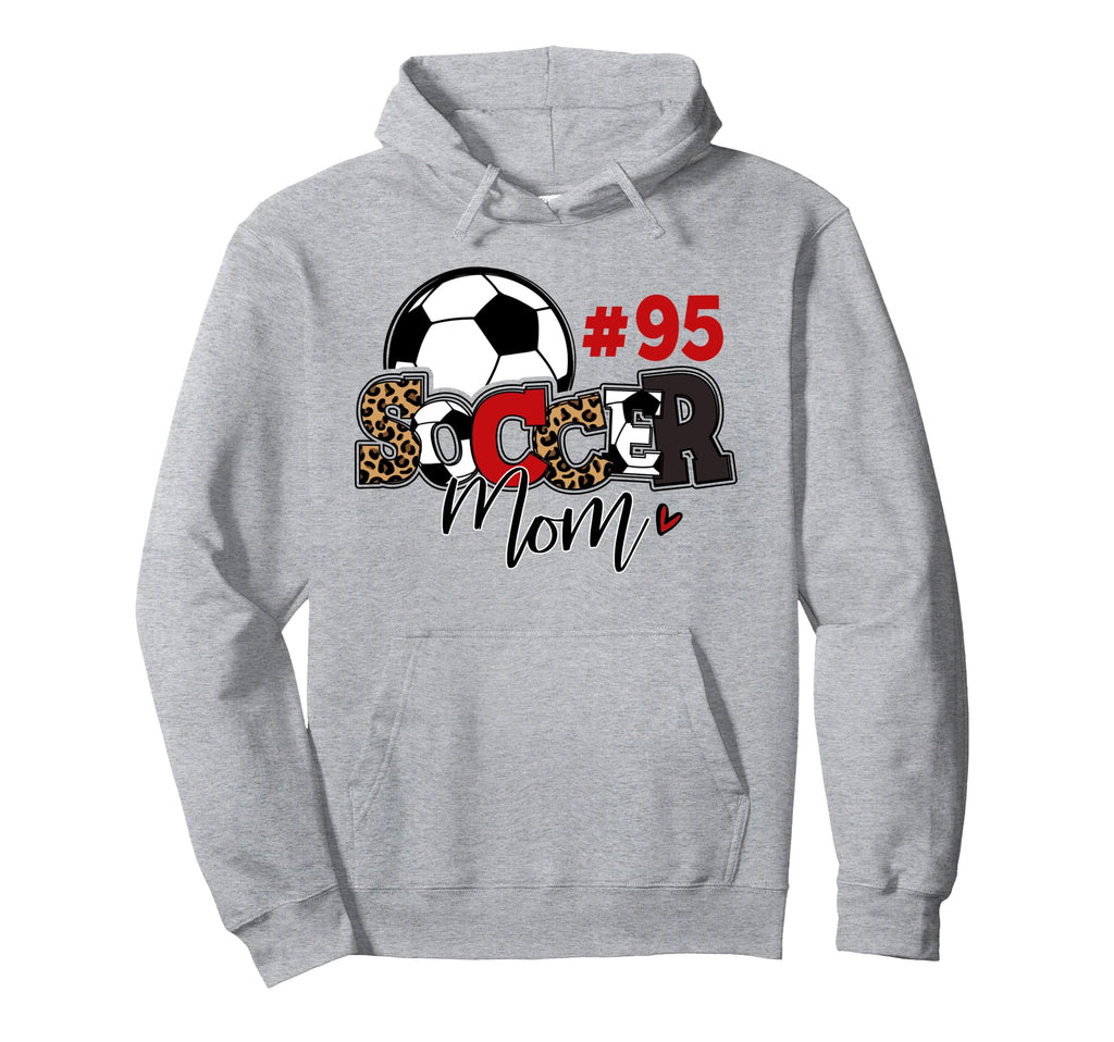 Soccer Mom 95 Custom Number Mothers Day Hoodie - Streetwear Style Unisex - T-Shirt, Sweatshirt, Hoodie
