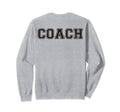 Coach Back Softball Gift Coaching Sweatshirt - Minimalist Print for Adults - T-Shirt, Sweatshirt, Hoodie