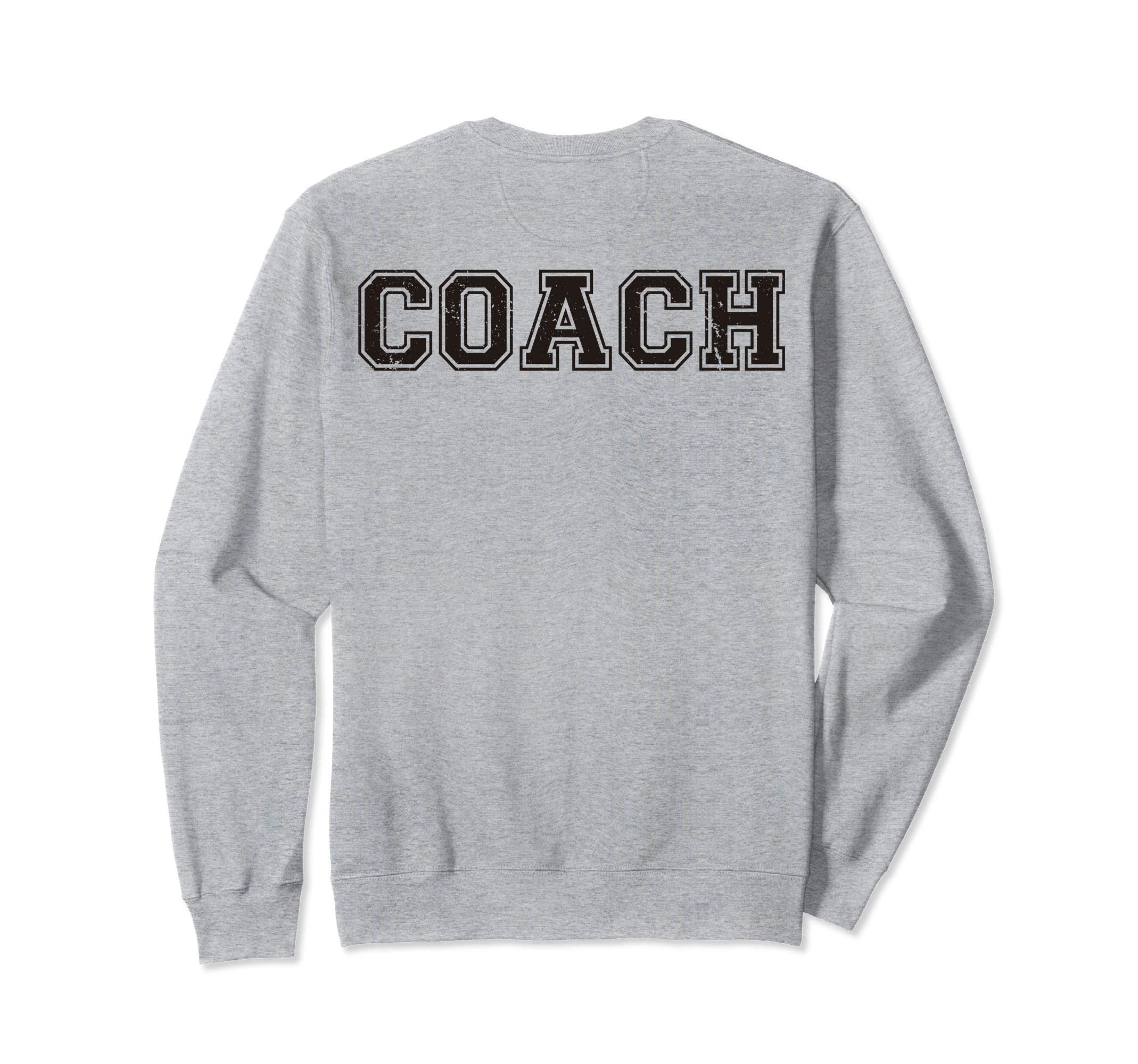 Coach Back Softball Gift Coaching Sweatshirt - Minimalist Print for Adults - T-Shirt, Sweatshirt, Hoodie