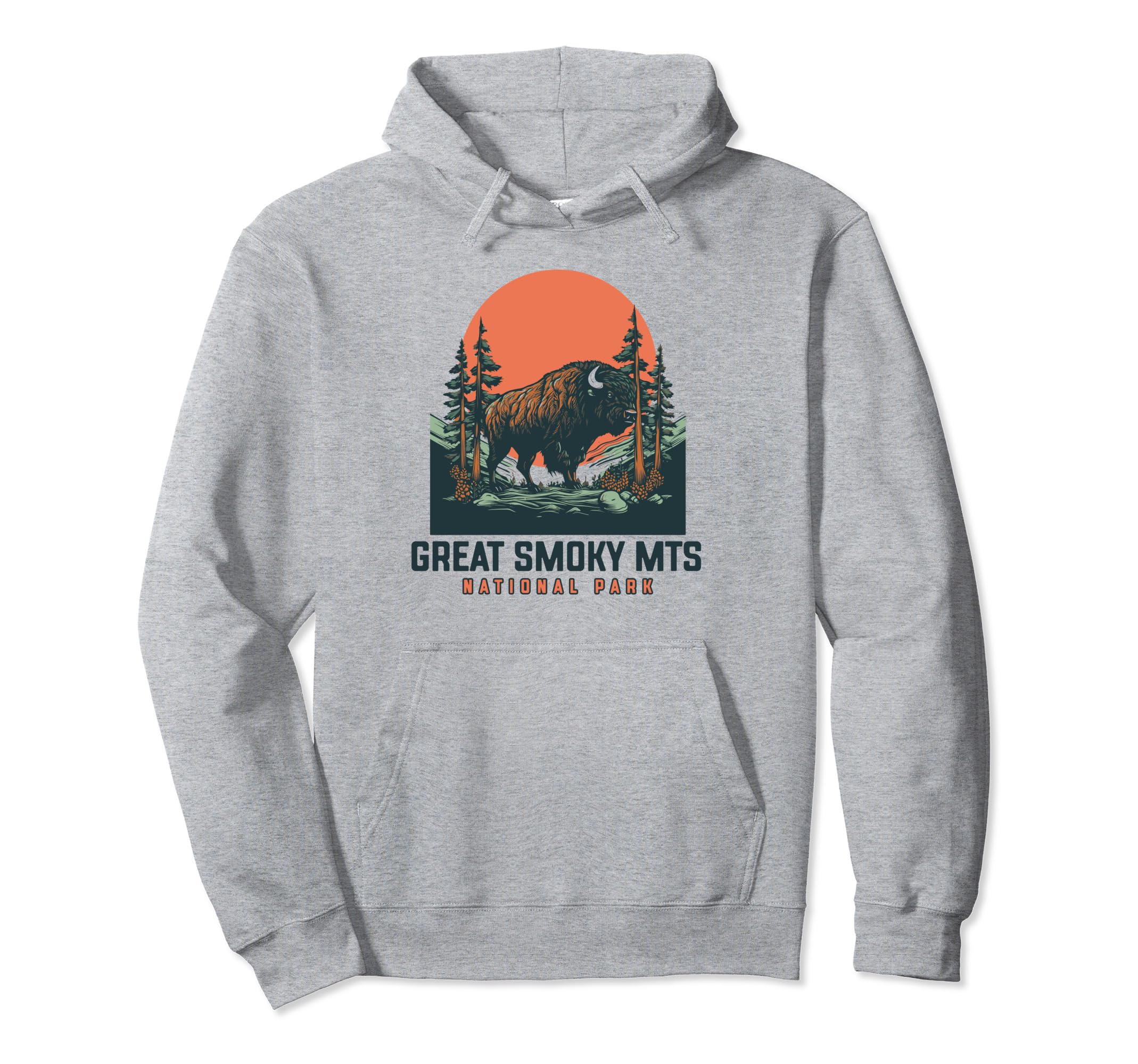 Great Smoky Mountains National Park Hoodie - Fun Novelty Design Unisex - T-Shirt, Sweatshirt, Hoodie