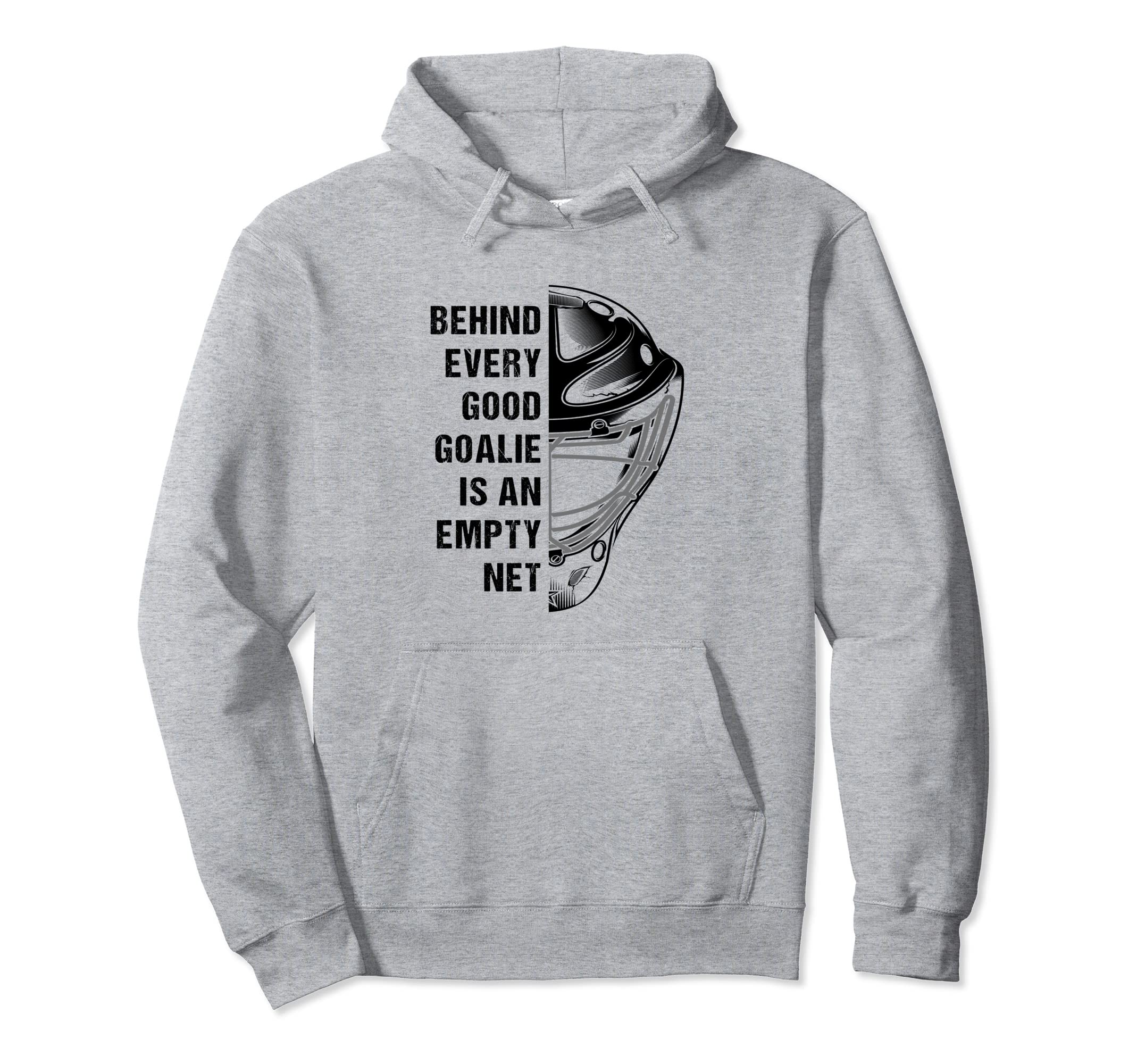 Hockey Goalkeeper Mask Player Outfit Ice Hoodie - Graphic Print Men Women - T-Shirt, Sweatshirt, Hoodie
