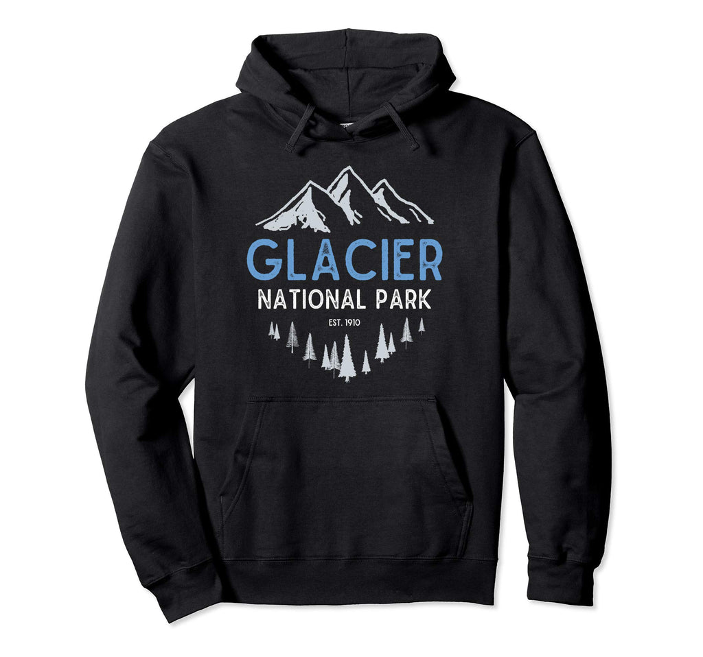 Glacier National Park Mt Mountain Hoodie - Casual Everyday Wear Unisex - T-Shirt, Sweatshirt, Hoodie