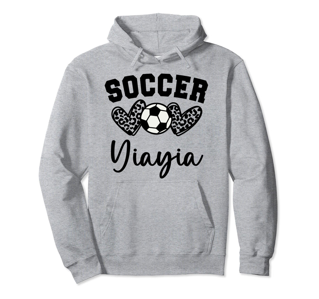 Soccer Yiayia Matching Family Soccer Hoodie - Fun Novelty Design for Adults - T-Shirt, Sweatshirt, Hoodie