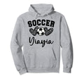 Soccer Yiayia Matching Family Soccer Hoodie - Fun Novelty Design for Adults - T-Shirt, Sweatshirt, Hoodie
