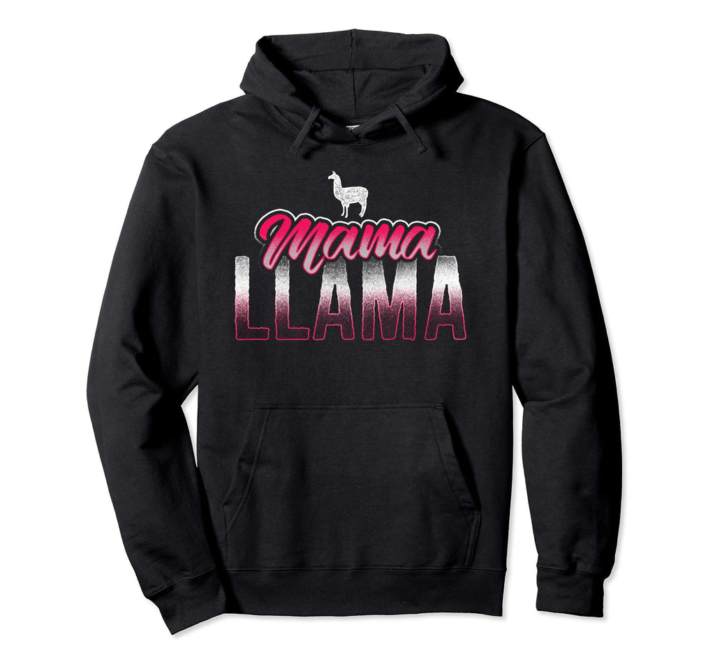Mama Llama Gift Mom Teen Hoodie - Minimalist Print Unisex - T-Shirt, Sweatshirt, Hoodie