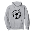 Game Day Soccer Mom Grey Hoodie - Fun Novelty Design Men Women - T-Shirt, Sweatshirt, Hoodie
