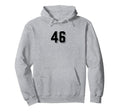 Number 46 80S 90S Soccer Team Jersey Hoodie - Trendy Graphic Unisex - T-Shirt, Sweatshirt, Hoodie